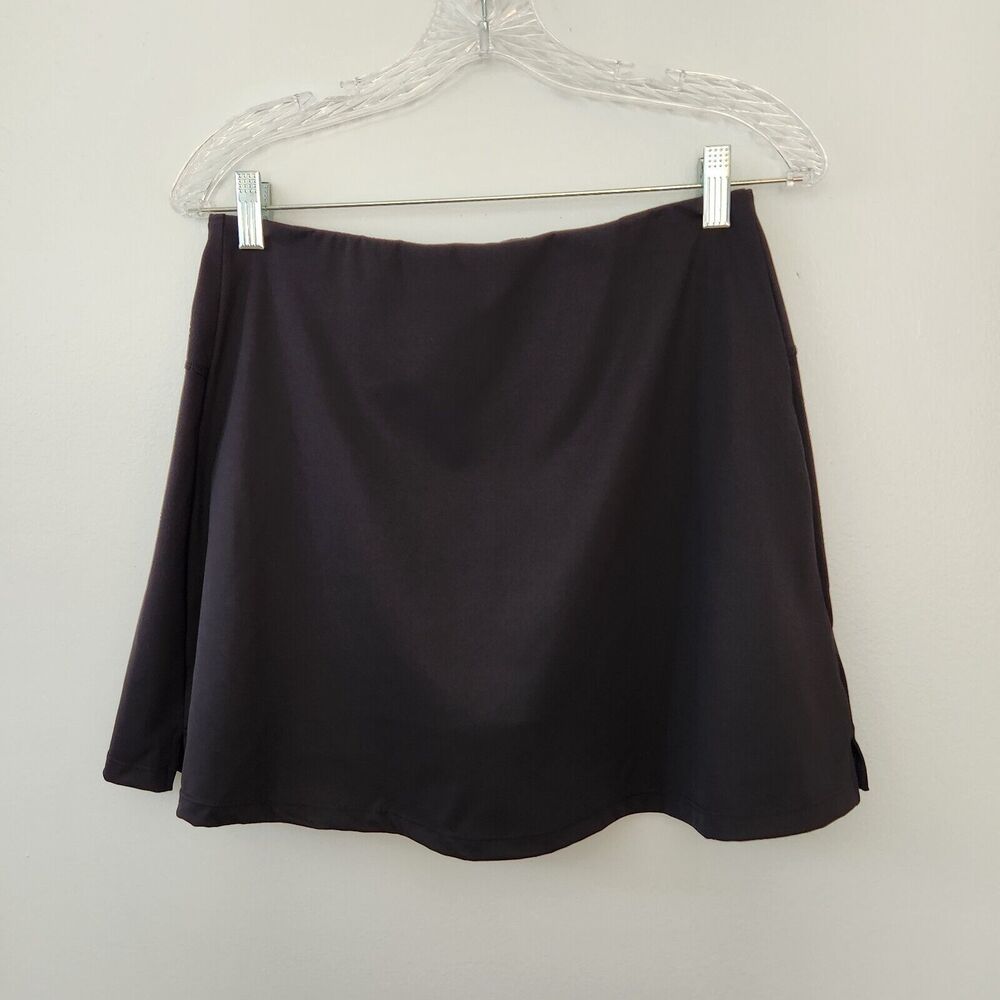 Ododos Skort Womens Large Tennis Golf Skirt Skorts with Attached Shorts Black